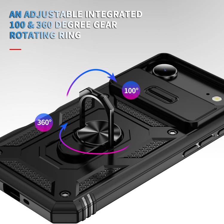 For iPhone Air Sliding Camshield TPU + PC Phone Case with Holder