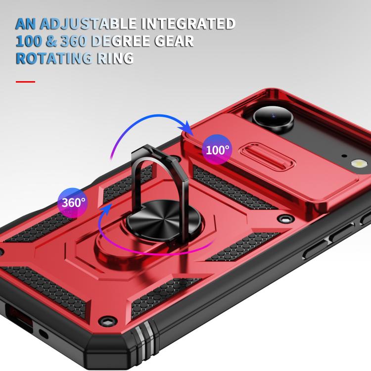 For iPhone Air Sliding Camshield TPU + PC Phone Case with Holder