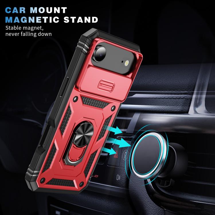 For iPhone Air Sliding Camshield TPU + PC Phone Case with Holder