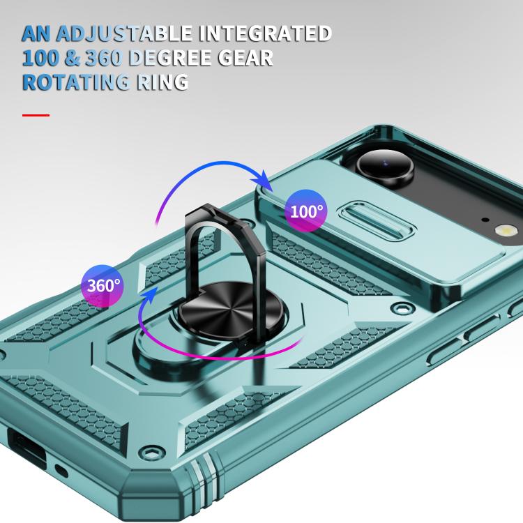 For iPhone Air Sliding Camshield TPU + PC Phone Case with Holder