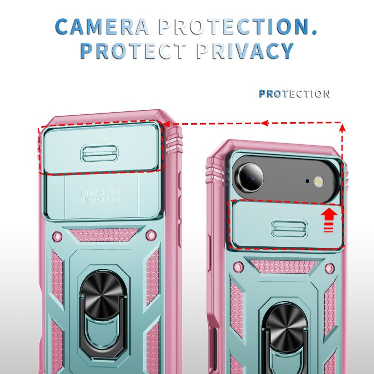 For iPhone Air Sliding Camshield TPU + PC Phone Case with Holder