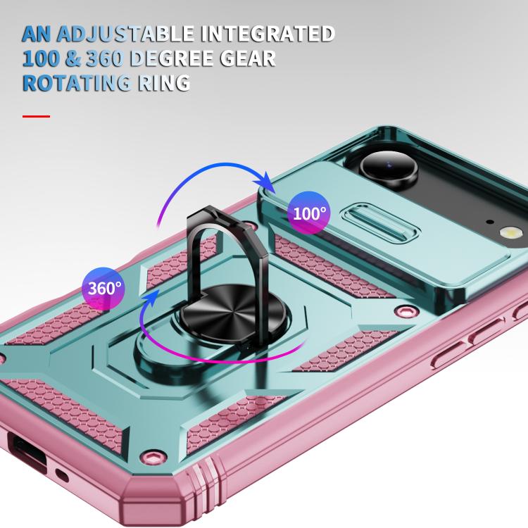 For iPhone Air Sliding Camshield TPU + PC Phone Case with Holder