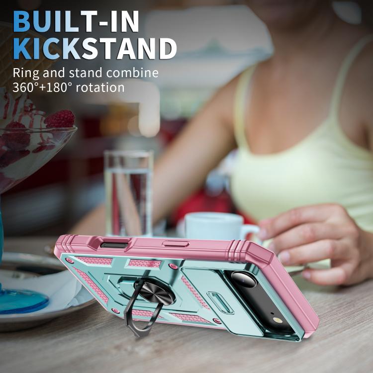 For iPhone Air Sliding Camshield TPU + PC Phone Case with Holder