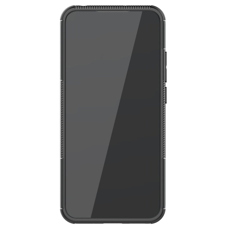 For Xiaomi Redmi 9A Tire Texture Shockproof TPU+PC Protective Case with Holder