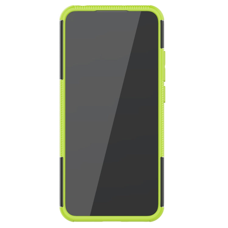 For Xiaomi Redmi 9A Tire Texture Shockproof TPU+PC Protective Case with Holder