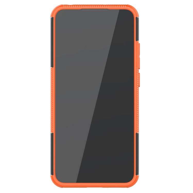 For Xiaomi Redmi 9A Tire Texture Shockproof TPU+PC Protective Case with Holder