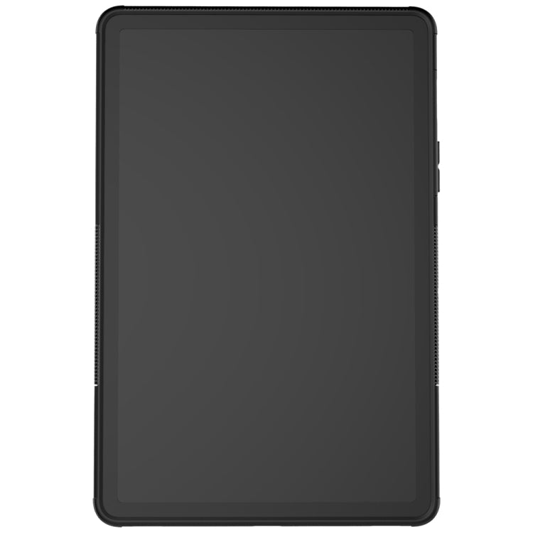 For Samsung Galaxy Tab S8 / Galaxy Tab S7 T870 / T875 Tire Texture Shockproof TPU+PC Protective Case with Holder