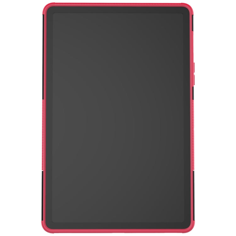 For Samsung Galaxy Tab S8 / Galaxy Tab S7 T870 / T875 Tire Texture Shockproof TPU+PC Protective Case with Holder