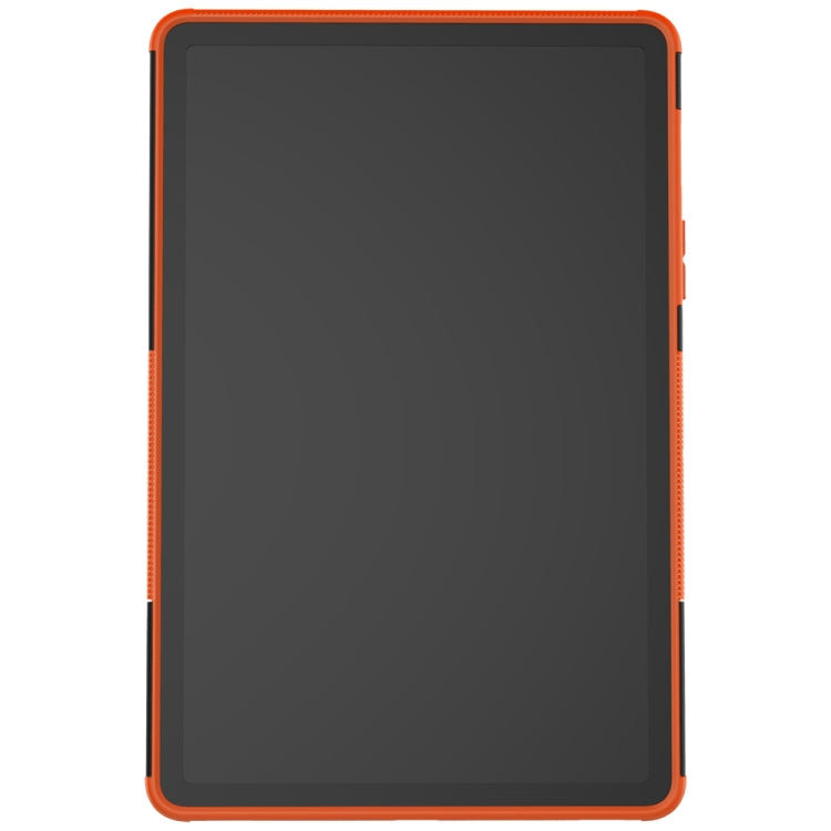 For Samsung Galaxy Tab S8 / Galaxy Tab S7 T870 / T875 Tire Texture Shockproof TPU+PC Protective Case with Holder
