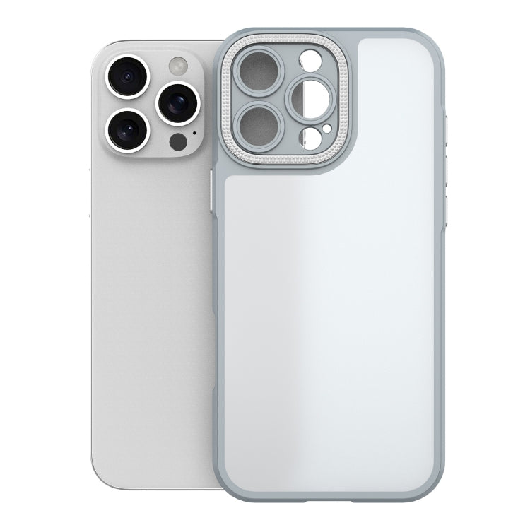 For iPhone 16 Pro Max Bodyguard Micro Matte PC Hybrid TPU Phone Case