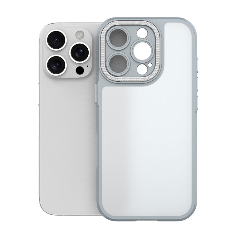For iPhone 16 Pro Bodyguard Micro Matte PC Hybrid TPU Phone Case