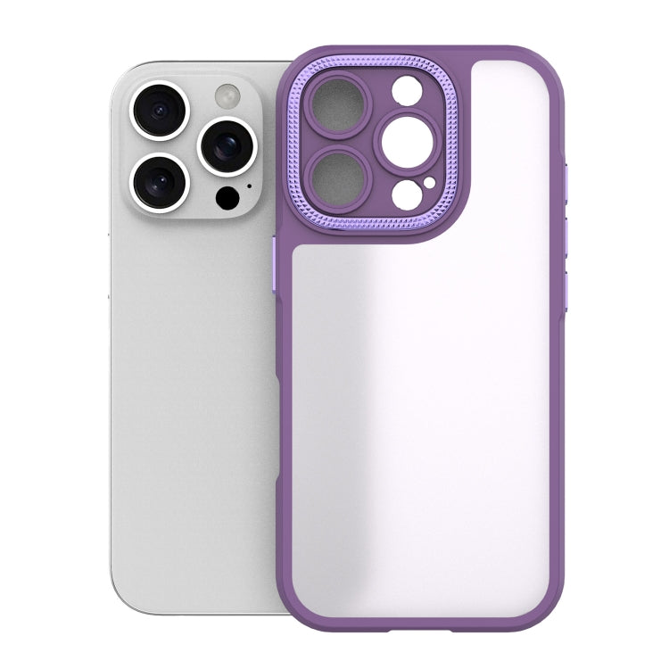 For iPhone 16 Pro Bodyguard Micro Matte PC Hybrid TPU Phone Case