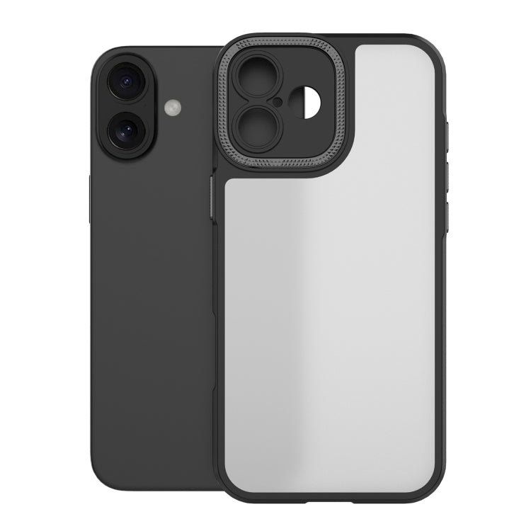 For iPhone 16 Plus Bodyguard Micro Matte PC Hybrid TPU Phone Case