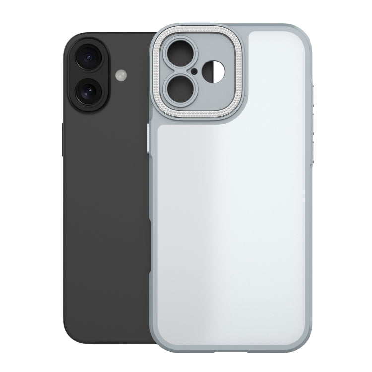 For iPhone 16 Plus Bodyguard Micro Matte PC Hybrid TPU Phone Case
