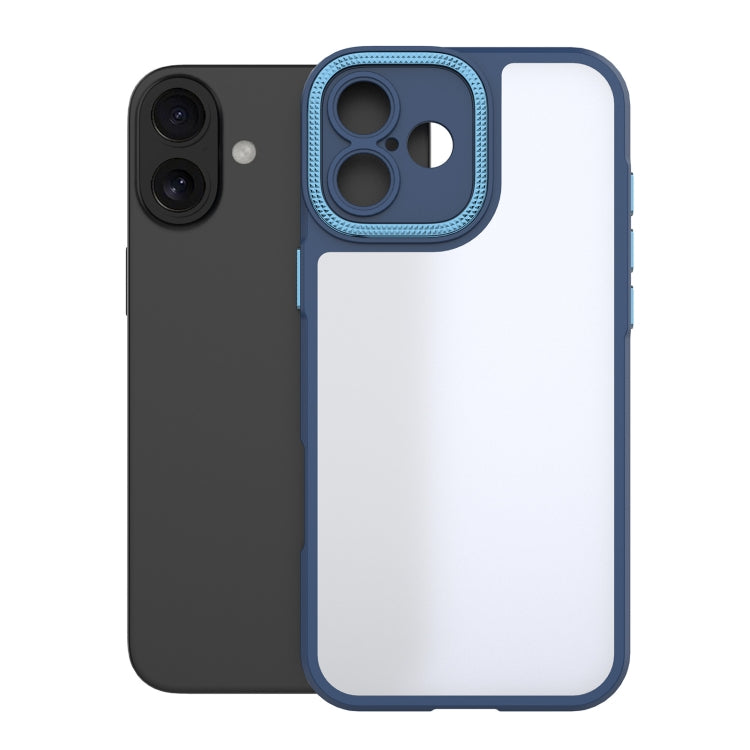 For iPhone 16 Plus Bodyguard Micro Matte PC Hybrid TPU Phone Case