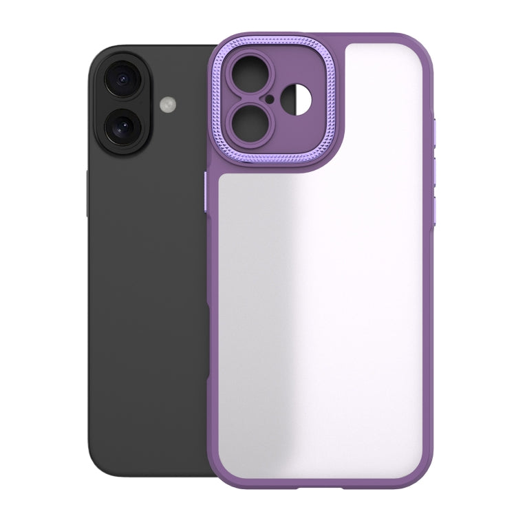 For iPhone 16 Plus Bodyguard Micro Matte PC Hybrid TPU Phone Case