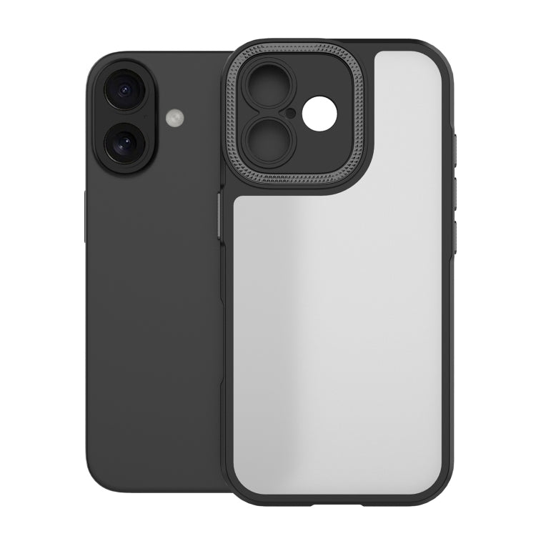 For iPhone 16 Bodyguard Micro Matte PC Hybrid TPU Phone Case