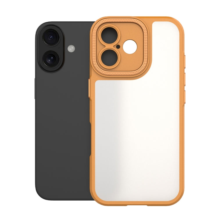 For iPhone 16 Bodyguard Micro Matte PC Hybrid TPU Phone Case