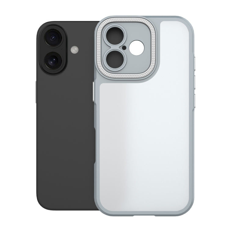 For iPhone 16 Bodyguard Micro Matte PC Hybrid TPU Phone Case