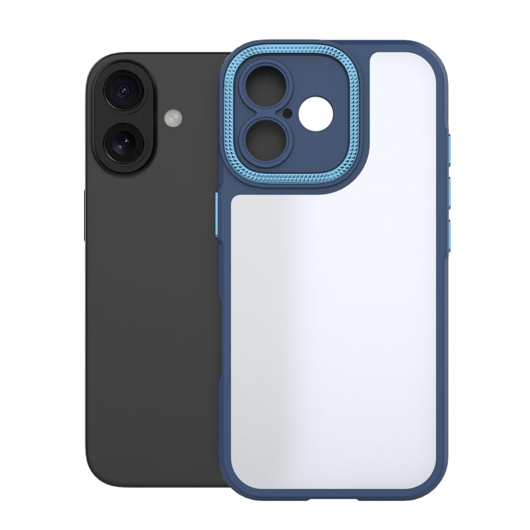 For iPhone 16 Bodyguard Micro Matte PC Hybrid TPU Phone Case