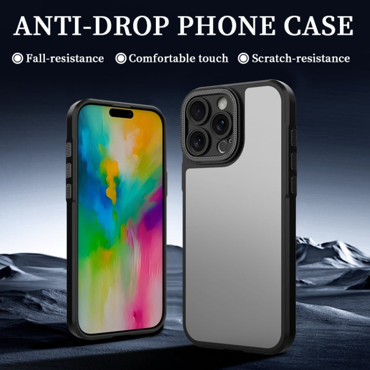 For iPhone 16 Pro Max Bodyguard Micro Matte PC Hybrid TPU Phone Case
