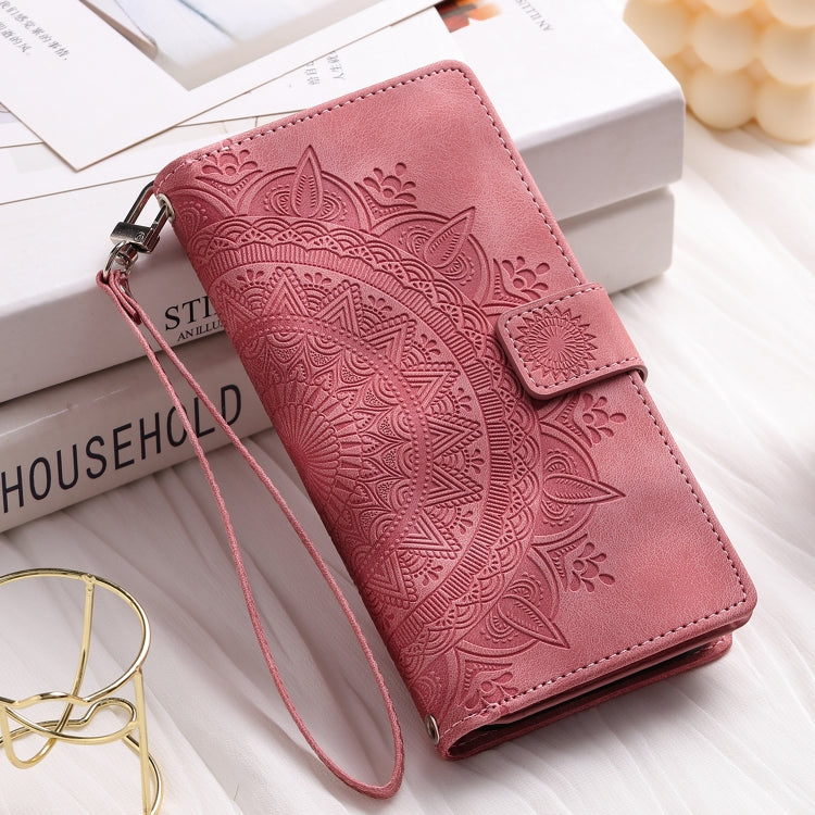 For Google Pixel 9 Pro XL Multi-Card Totem Zipper Leather Phone Case