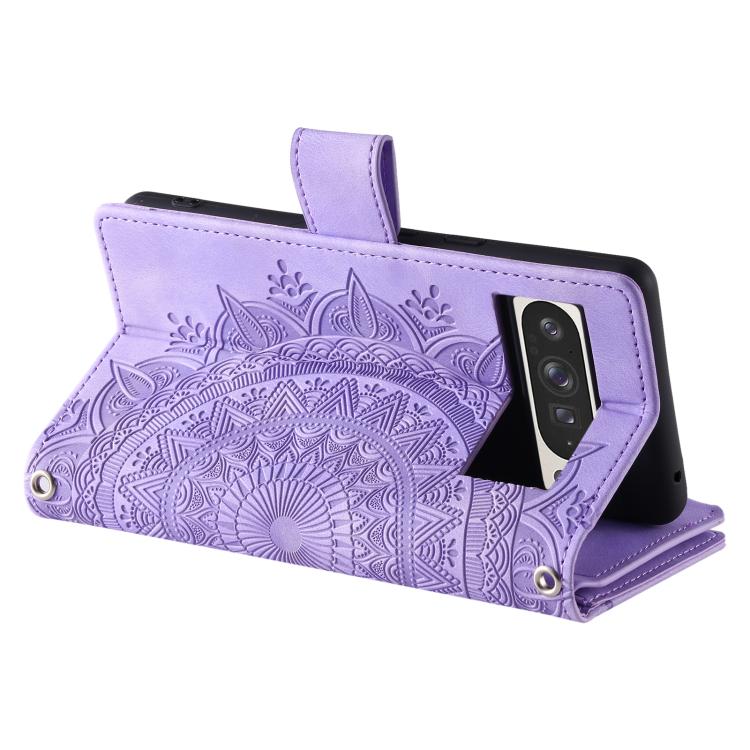 For Google Pixel 10 Pro XL Multi-Card Totem Zipper Leather Phone Case