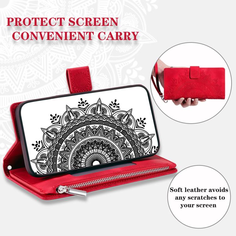 For Google Pixel 10 Multi-Card Totem Zipper Leather Phone Case