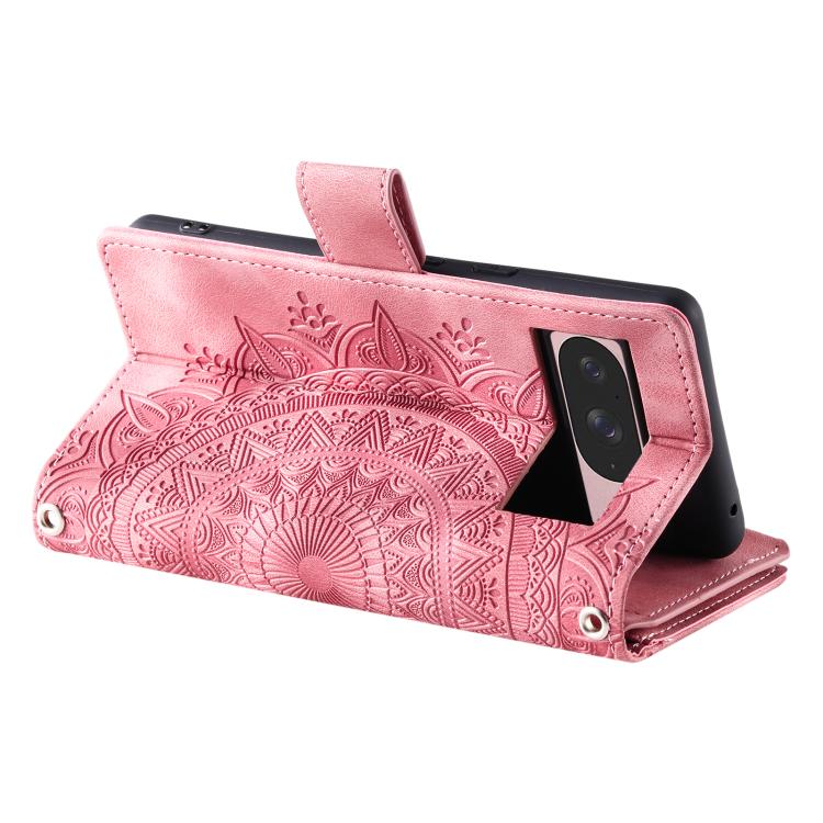 For Google Pixel 10 Multi-Card Totem Zipper Leather Phone Case