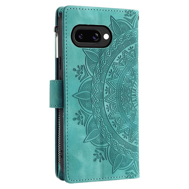 For Google Pixel 10a Multi-Card Totem Zipper Leather Phone Case