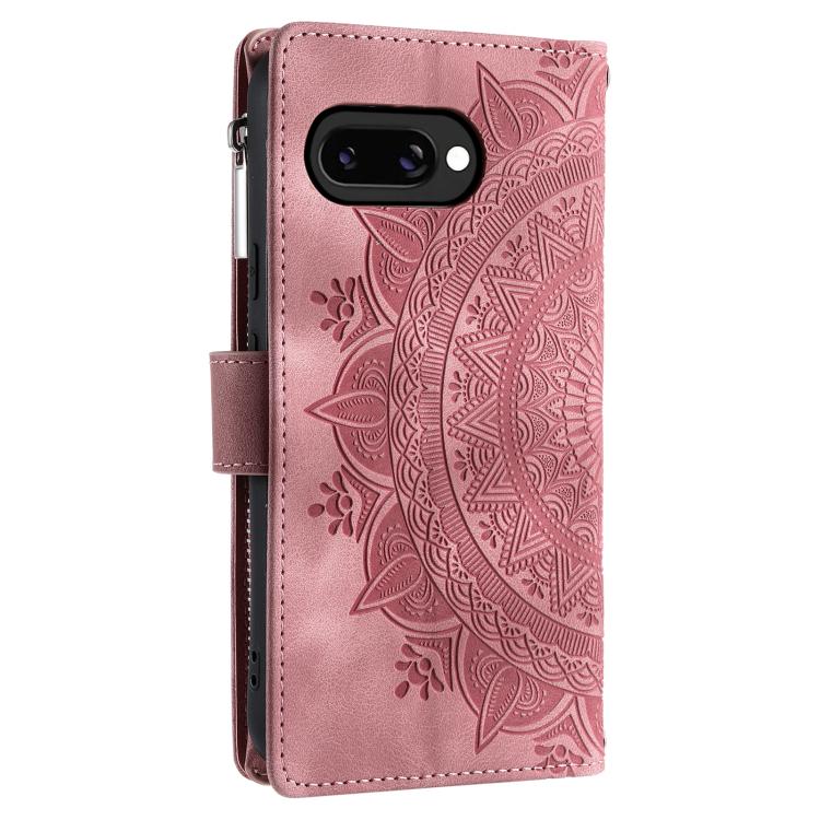 For Google Pixel 10a Multi-Card Totem Zipper Leather Phone Case