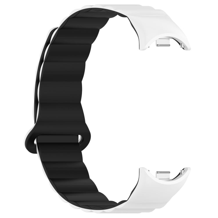 For Xiaomi Smart Band 9 / 8 Two Color Magnetic Silicone Watch Band