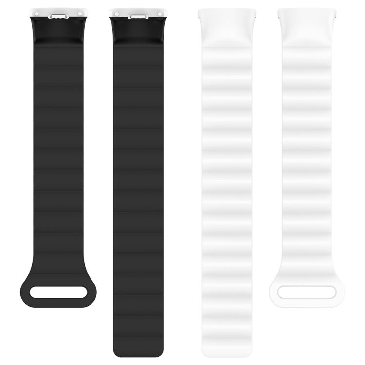 For Xiaomi Smart Band 9 / 8 Two Color Magnetic Silicone Watch Band