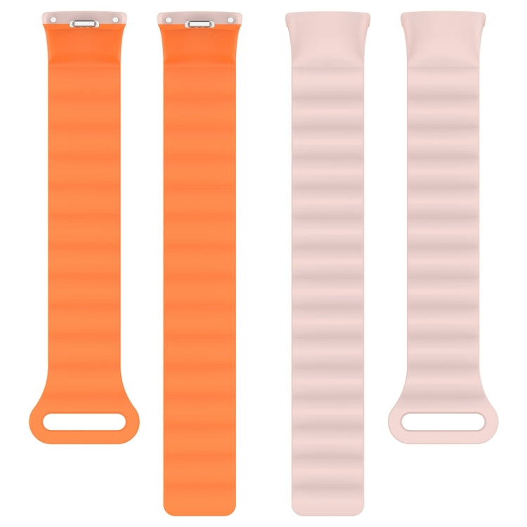 For Xiaomi Smart Band 9 / 8 Two Color Magnetic Silicone Watch Band