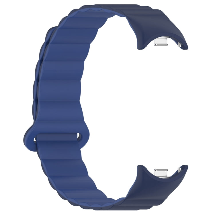 For Xiaomi Smart Band 9 / 8 Two Color Magnetic Silicone Watch Band