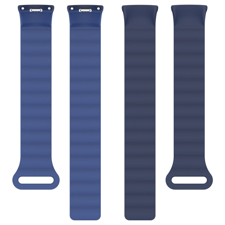 For Xiaomi Smart Band 9 / 8 Two Color Magnetic Silicone Watch Band