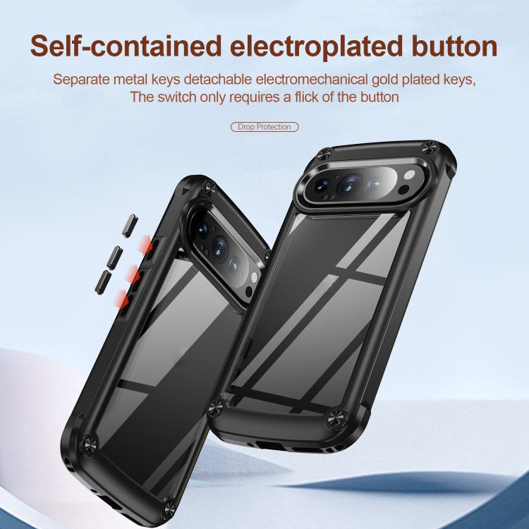 For Google Pixel 9 Pro XL TPU + PC Lens Protection Phone Case