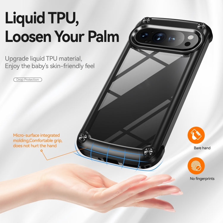 For Google Pixel 9 / 9 Pro TPU + PC Lens Protection Phone Case