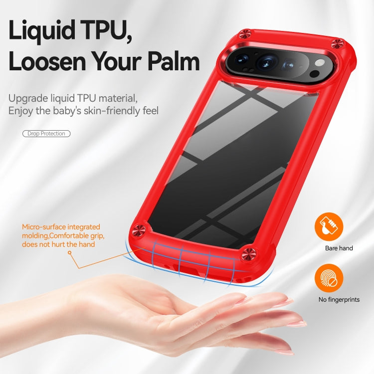 For Google Pixel 9 / 9 Pro TPU + PC Lens Protection Phone Case