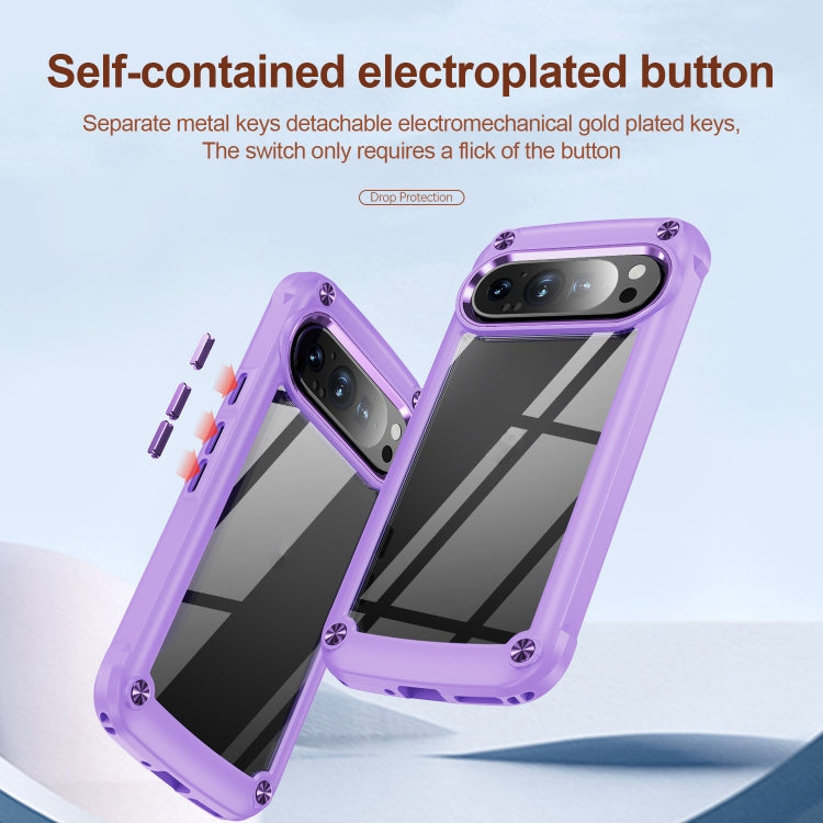 For Google Pixel 9 / 9 Pro TPU + PC Lens Protection Phone Case