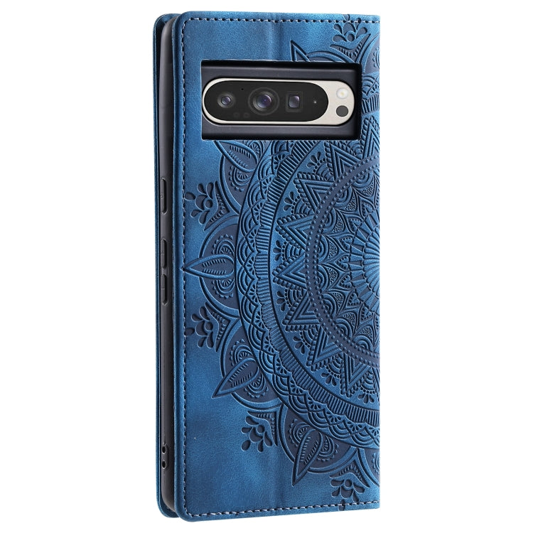 For Google Pixel 9 Pro XL Totem Embossed Magnetic Leather Phone Case