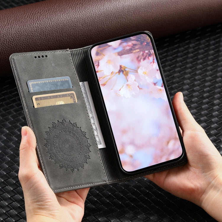 For Google Pixel 9 Pro XL Totem Embossed Magnetic Leather Phone Case