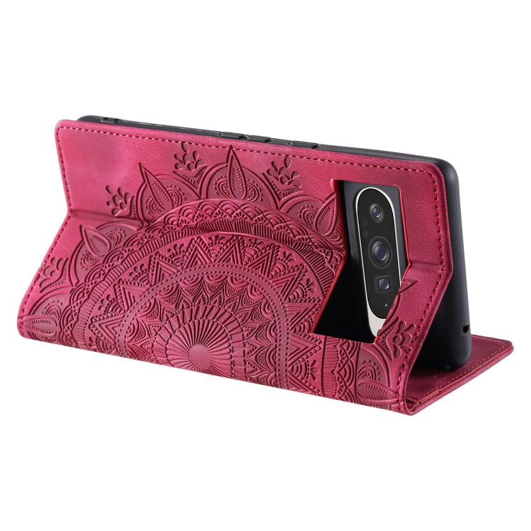 For Google Pixel 9 Pro XL Totem Embossed Magnetic Leather Phone Case
