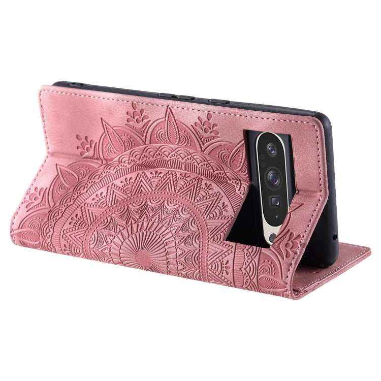 For Google Pixel 9 Pro XL Totem Embossed Magnetic Leather Phone Case