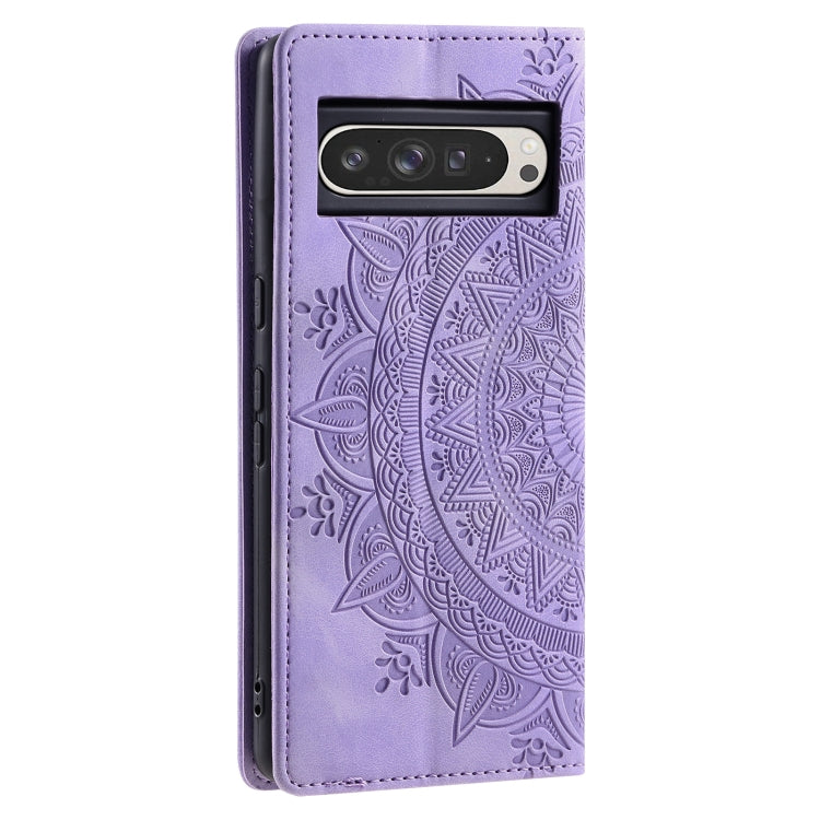 For Google Pixel 9 Pro XL Totem Embossed Magnetic Leather Phone Case