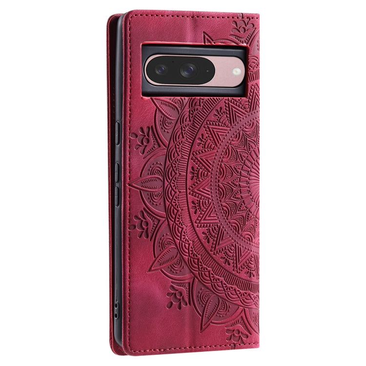 For Google Pixel 9 / 9 Pro Totem Embossed Magnetic Leather Phone Case