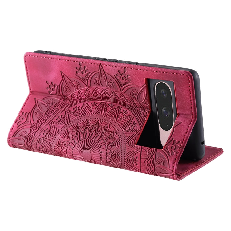 For Google Pixel 9 / 9 Pro Totem Embossed Magnetic Leather Phone Case