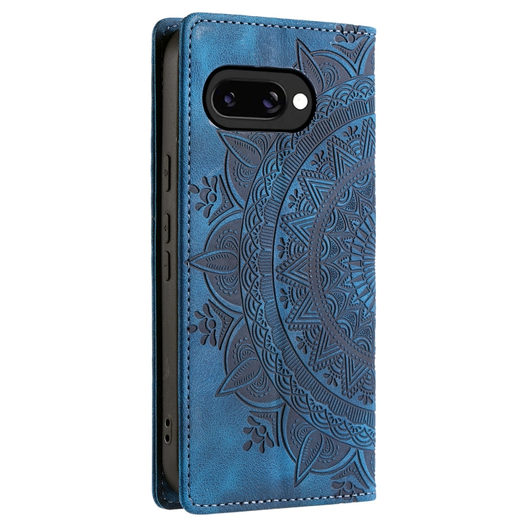 For Google Pixel 9a Totem Embossed Magnetic Leather Phone Case
