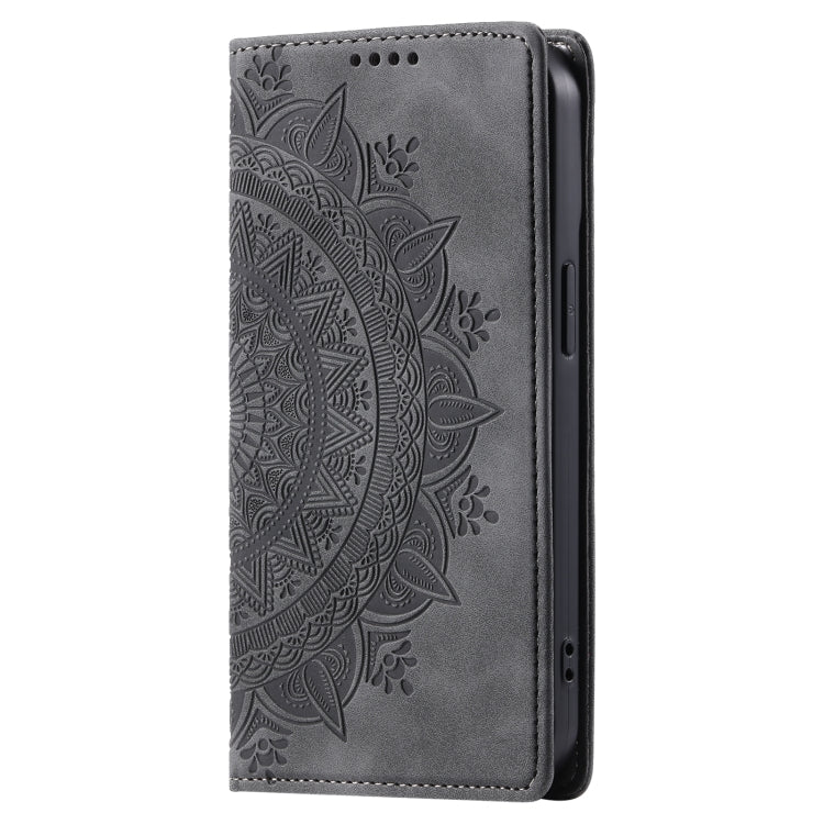 For Google Pixel 9a Totem Embossed Magnetic Leather Phone Case