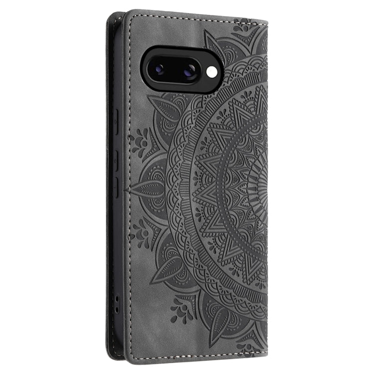 For Google Pixel 9a Totem Embossed Magnetic Leather Phone Case